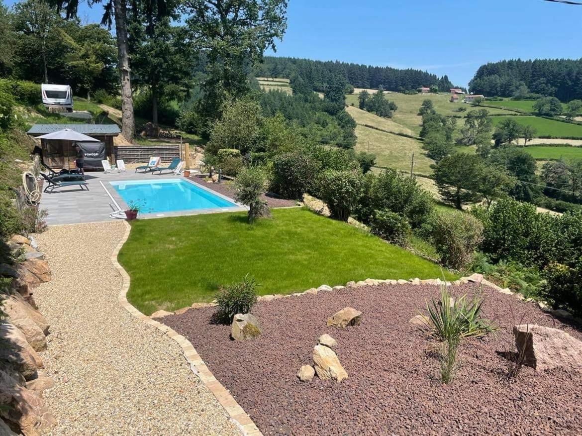 La Mazille , Cossy Vakantiestudio Met Zwembad In Zuid-Bourgogne Anglure-sous-Dun Kültér fotó