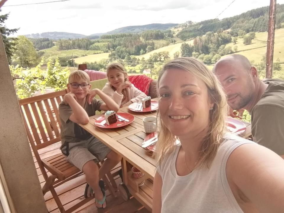 La Mazille , Cossy Vakantiestudio Met Zwembad In Zuid-Bourgogne Anglure-sous-Dun Kültér fotó