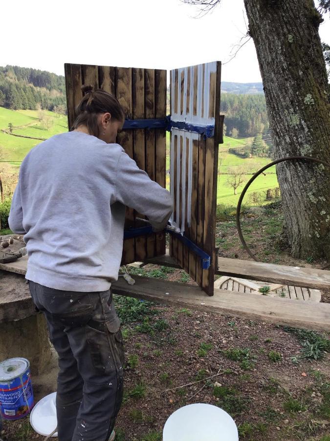 La Mazille , Cossy Vakantiestudio Met Zwembad In Zuid-Bourgogne Anglure-sous-Dun Kültér fotó