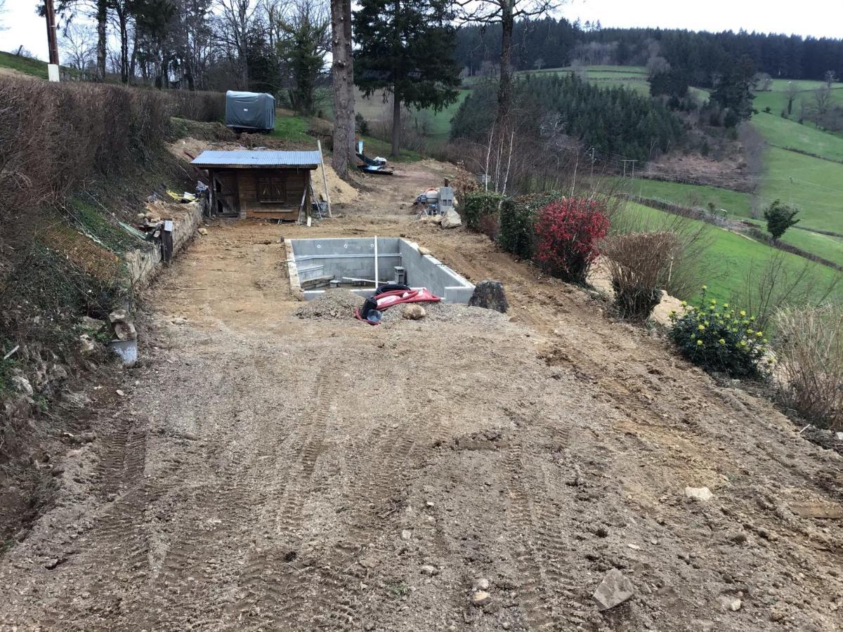 La Mazille , Cossy Vakantiestudio Met Zwembad In Zuid-Bourgogne Anglure-sous-Dun Kültér fotó
